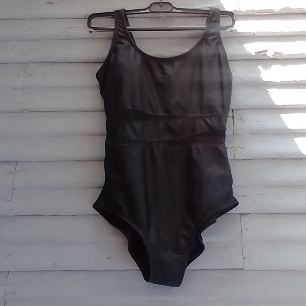 Catalina black swimsuit one piece size L 12/14
